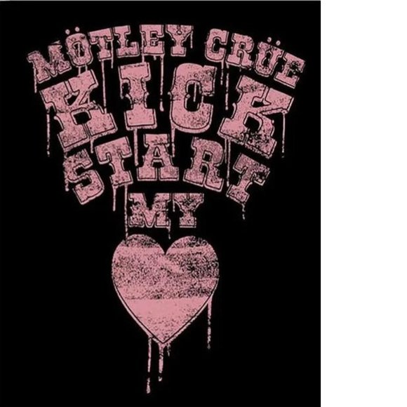 Motley Crue Kick Start My Heart metal rock Official T-Shirt M NWT - Picture 2 of 2
